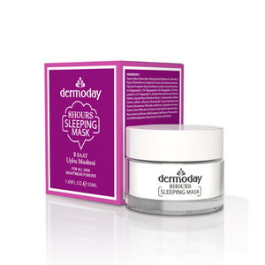 Mascarilla Nocturna Dermoday 8 Horas 50ml - Tratamiento Reparador Nocturno con Ácido Fólico y Polipéptidos en Hidrogel - Product Image 1