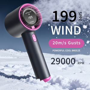 Portable Mini <strong>Fan</strong> 199 Speed Handheld <strong>Fan</strong> Power Display USB C Rechargeable Air Cooling Personal <strong>Fan</strong> For Indoor Outdoor Travel - Product Image 2