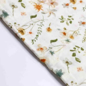 Coperta in mussola con stampa personalizzata in 30% di bambù 70% avvolgente in garza di sicurezza avvolgente per neonati coperta di mussola traspirante - Product Image 5