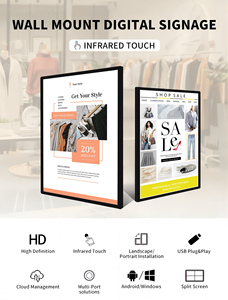 หน้าจอแส<span class=keywords><strong>ด</strong></span>งผลดิจิ<span class=keywords><strong>ท</strong></span>ัล LCD แบบสัมผั<span class=keywords><strong>ส</strong></span>ขนาด 43 49 55 60 65 75 85 นิ้ว <span class=keywords><strong>ส</strong></span>ำหรับใช้งานภายในอาคาร พร้อมระบบปฏิบัติการ Android แบบติดผนัง <span class=keywords><strong>ส</strong></span>ำหรับเครื่องเล่นโฆษณา - Product Image 5