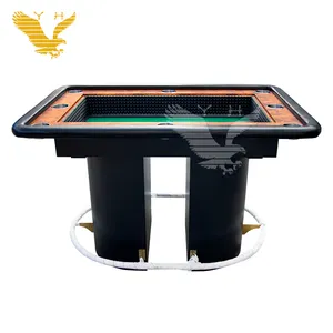 YH 4 in 1 Casino Table 12 Foot Casino Craps Table Gambling Tables