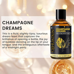 Olio Profumato Champagne Dreams, Fragranza a Lunga Durata per Diffusori, Saponi e Candele, 100ml 3.38 fl oz, Olio Essenziale Profumato - Product Image 3