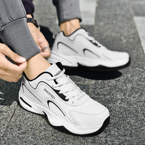 Zapatos Deportivos Antideslizantes de Moda para Hombre, Zapatos de Viaje para Caminar/Correr, de Gran Tamaño, de Cuero Suave y Microfibra, Nuevos - Product Image 4
