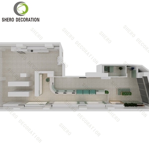 Diseño Interior de Farmacia Minorista, Muebles Modernos de Exhibición, Mostrador de Acero Inoxidable y Madera Contrachapada para Farmacia - Product Image 2