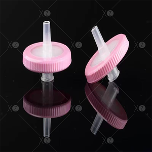 ตัวกรองเข็มฉีดยา 0.22um 25 มม. แบบเมมเบรน PTFE ป้องกันน้ำ สำหรับการกรองสารละลายอินทรีย์ ใช้ในห้องปฏิบัติการ - Product Image 4
