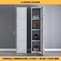 Casiers écologiques pour étudiants vestiaires armoire de rangement pour vêtements armoire de rangement pour employés armoire en acier avec miroir