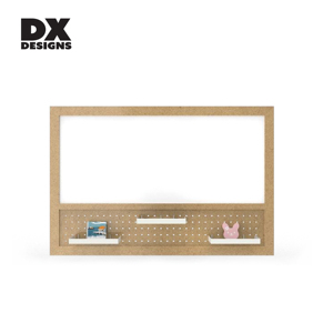 Houten frame-prikbord met kurkbladoppervlak voor het weergeven van memo's en reclame - Product Image 4