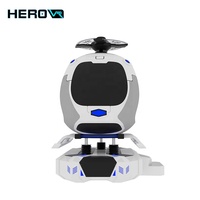 Simulateur de conduite d'hélicoptère automatique en métal HEROVR pour la maison, la garderie, l'école, l'extérieur, l'éducation, en acier métallique