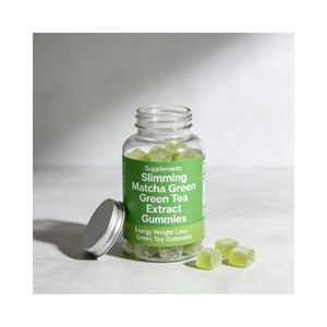 Gummies à la saveur <span class=keywords><strong>de</strong></span> thé vert matcha pour la perte <span class=keywords><strong>de</strong></span> poids, avec vinaigre <span class=keywords><strong>de</strong></span> <span class=keywords><strong>cidre</strong></span> <span class=keywords><strong>de</strong></span> <span class=keywords><strong>pomme</strong></span>, L-carnitine, brûle les graisses, gummies minceur au matcha, marques privées - Product Image 3