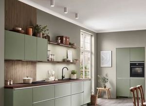 Automatic Designer Small <b>Furniture</b> Modern <b>Gloss</b> <b>High</b> Cocinas Modulares Cabinet Kitchen Fitted Kitchen Cabinet Full Set - Product Image 2