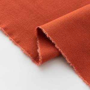 Ткань для сумок и одежды: холщовая, 8, 12, 16 унций, тканая, однотонная, с защитой от катышков, средней плотности, полиэстер/хлопок - Product Image 5