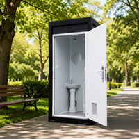 Toilettes portables de luxe en acier, durables et mobiles