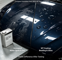 Recubrimiento Cerámico Nano 9H, Líquido Protector de Pintura para Automóviles, Recubrimiento de Vidrio Superhidrófobo, Recubrimiento de Cristal, Detallado Automotriz