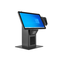Restaurant Multi-Fonction 21,5 pouces sans espèces POS restauration rapide self-service commande caisse paiement terminal kiosque machine