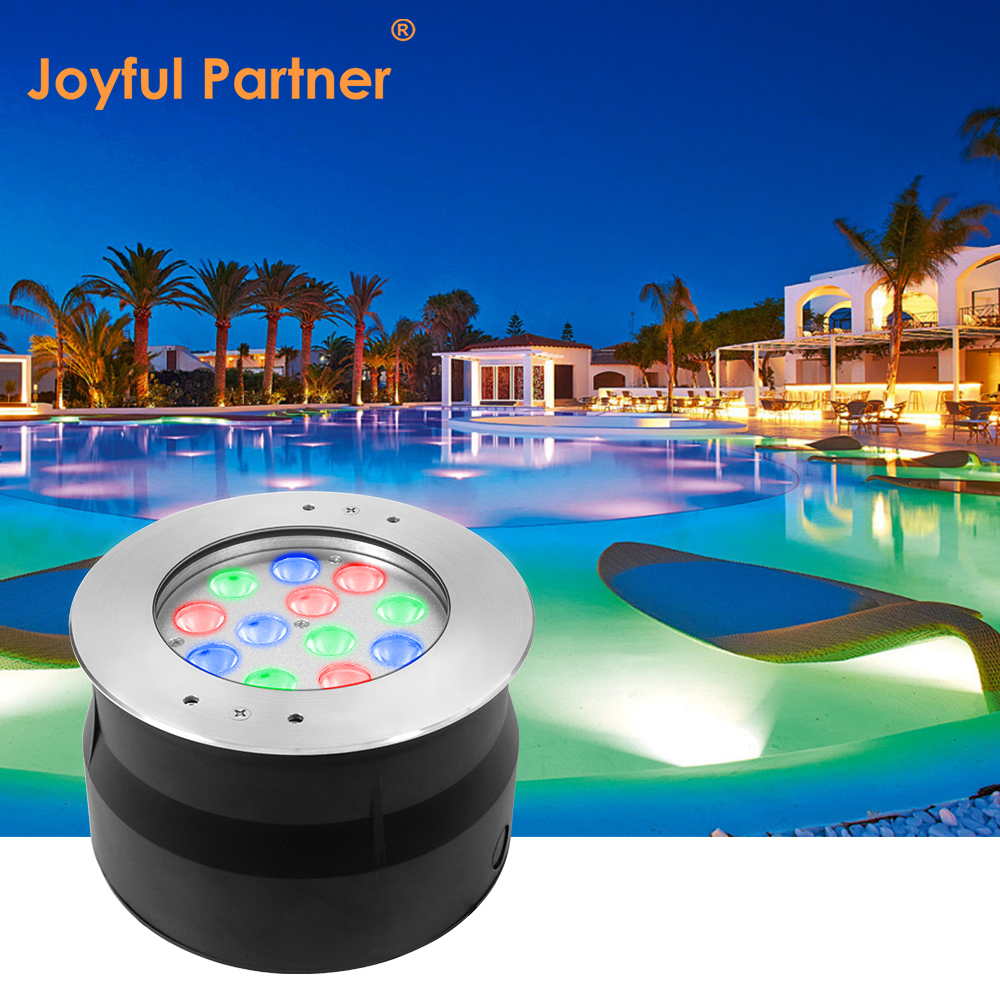Factory High Power Stainless Steel 316 IP68 Billiards Recessed 12w 24w 36w LED Underwater Swimming Pool Light