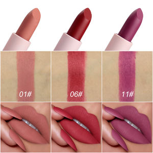 Lápiz labial tubo Rosa crema elegante de larga duración impermeable al por mayor lápiz labial etiqueta personalizada - Product Image 3