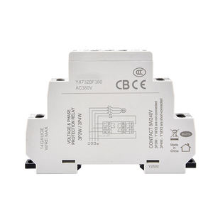AC220V/380V/400V/415V/440V DPDT:8A/AC250V รีเลย์ป้องกันสามเฟส - Product Image 3