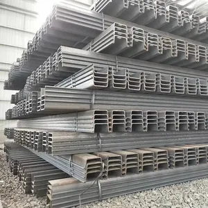 Aisi Astm A52 SY390 SY295 SP-III Hot Rolled Z Type U Type 600mm Steel Sheet Pile Price Per Ton