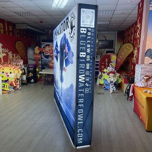 Pop up <b>Display</b> Backdrop Factory Directly Selling Advertising Stand Custom Logo Printing <b>Wall</b> Stand Backdrop with Black Backing - Product Image 3