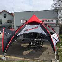 Grand pentagone extérieur en aluminium 3m cadre dôme tente pliante pop-up impression personnalisée publicité gazébo tente auvent