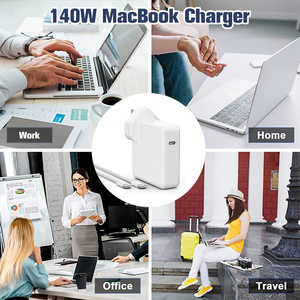 <span class=keywords><strong>Cargador</strong></span> Universal Tipo <span class=keywords><strong>C</strong></span> de Carga Rápida de 96W/140W con Adaptador de Corriente de Alta Potencia para <span class=keywords><strong>MacBook</strong></span> <span class=keywords><strong>Pro</strong></span> - Product Image 6