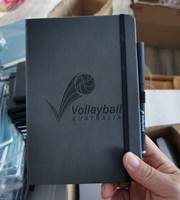 Carnet Personnalisé avec Logo, Couverture en Lin, Journal de Bureau Personnalisé A4 A5 A6, Coffret Cadeau en Gros
