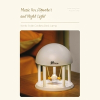 Lampe de table LED rotative rechargeable avec variateur d'intensité pour chambre à coucher, salon, bureau, hôtel