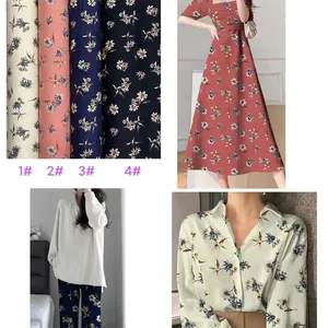 In Stock Factory Supply 100% Rayon Printed Fashion Design Ready To Ship For Women Dress Fabric