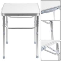 Table pliante portable, bureau d'extérieur en aluminium, léger pour le camping et les voyages