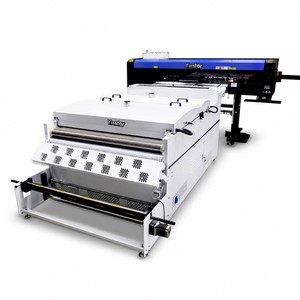 เครื่องพิมพ์ DTF ขนาด 1.2 เมตร พร้อมหัวพิมพ์ I3200 จำนวน 5 หัว เครื่องเขย่าผงอัตโนมัติ เครื่องพิมพ์เสื้อยืดความเร็วสูง - Product Image 1
