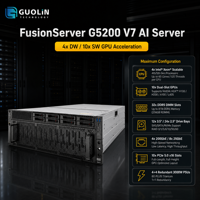 Server Rak FusionServer G8600 V7 4U, Perangkat Keras Kelas Enterprise untuk Pusat Data Modern, IDC, AI, Cloud Hosting