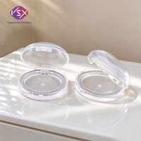 Yueshunxing – Contenant de fard à paupières ovale personnalisé de haute qualité, 1 couleur, vide, en plastique transparent, pour palette de fards à paupières
