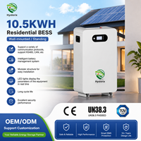 Batterie au lithium Powerwall 51,2 V 10 kWh pour stockage solaire domestique hors réseau, système d'alimentation de secours à cycle profond 6000 cycles