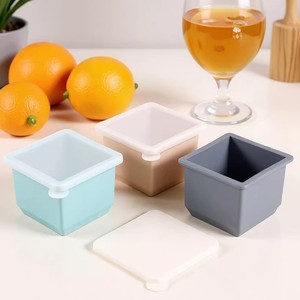 Grand bac à glaçons carrés, moule à glaçons en silicone à démoulage facile, nouvelle arrivée, bac à glaçons personnalisé, forme de glaçon personnalisée - Product Image 1