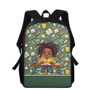 <span class=keywords><strong>Sac</strong></span> à <span class=keywords><strong>dos</strong></span> de style motif personnalisé <span class=keywords><strong>sac</strong></span> d'école <span class=keywords><strong>sac</strong></span> à <span class=keywords><strong>dos</strong></span> personnalisé imperméable à l'eau fille mignonne impression fille noire - Product Image 1