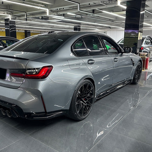 Amp-Z Side Skirts Piano Black Carbon Fiber Texture For Bmw M3 G80 G81 2021+ Matte Finish Body Kit - Product Image 2