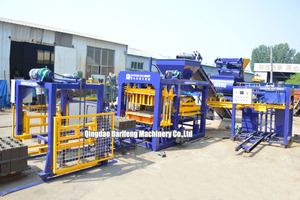 QT6-15 Điều kiện Mới máy gạch thủy lực tro bay than khối Rỗng thiết bị đúc với trạm trộn để Việt Nam Peru - Product Image 3