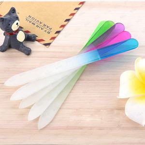 Nouveau design logo personnalisé coloré <span class=keywords><strong>lime</strong></span> à ongles en <span class=keywords><strong>verre</strong></span> nano tchèque durable portable avec étui - Product Image 6