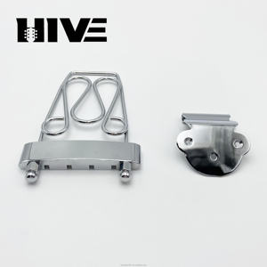 Pont de guitare électrique jazz <span class=keywords><strong>semi</strong></span>-creux de type LP-Pont de plaque de tension à 4 cordes-Plaque de tension de pont de guitare jazz <span class=keywords><strong>creuse</strong></span> - Product Image 3