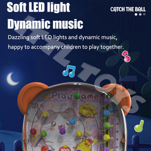 Juguete de Plástico para Niñas, Máquina de Pinball con Rodillos para Atrapar Pelotas - Product Image 3