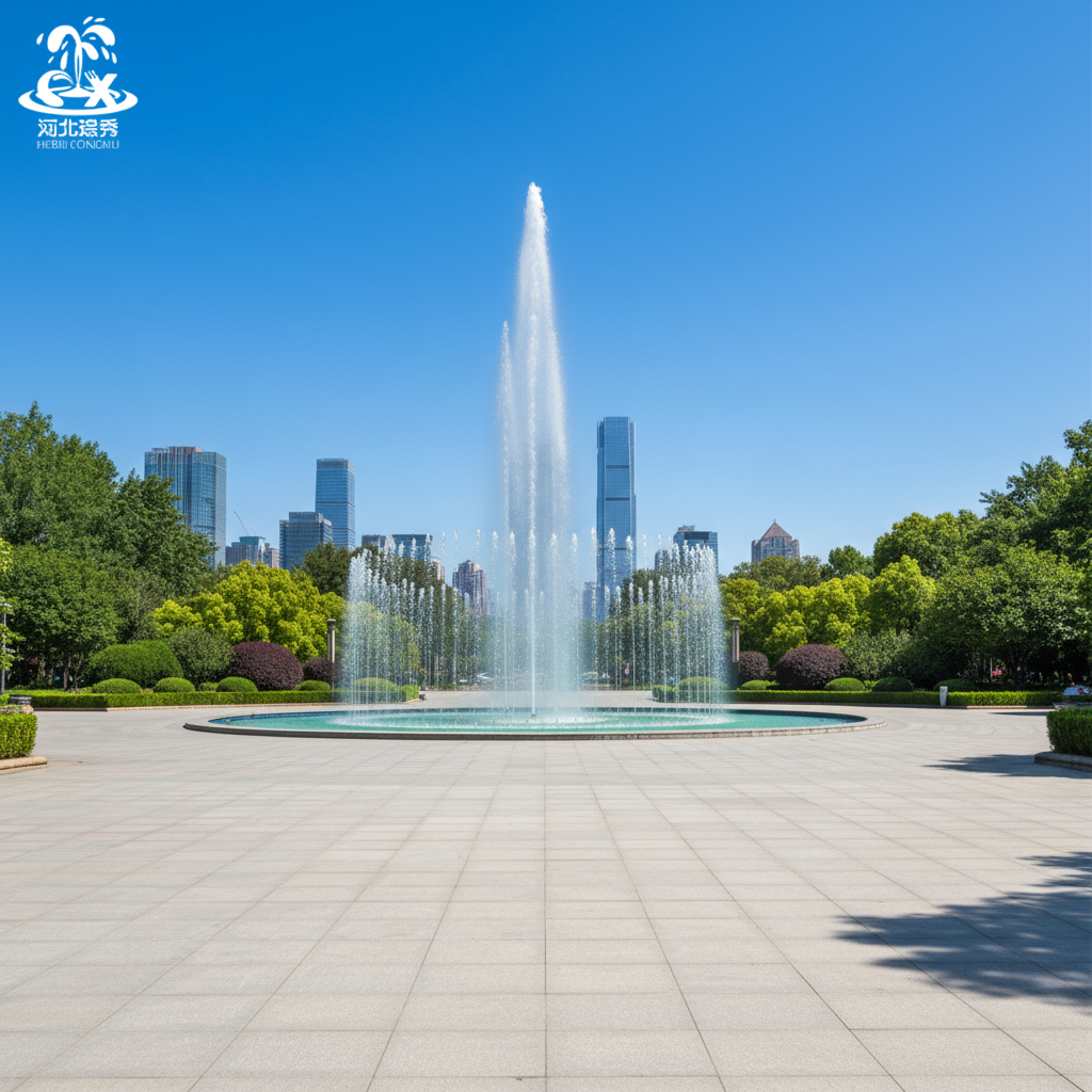 Hot Selling Garden With Colorful Led Lights Outdoor Light Shows Musical Water Fountain Equipment