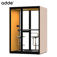 Cabine téléphonique insonorisée multifonctionnelle pour bureau, cabine de bureau mobile en bois, cabine de réunion acoustique portable en bois