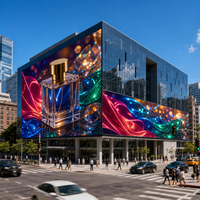 Écran LED SMD 3D à vision directe pour extérieur, étanche IP65, panneau publicitaire anamorphique mural, affichage LED haute résolution pour magasin