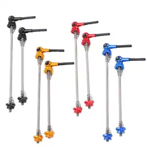 ENLEE Titanium Ti Skewer QR Mountain Bikes Quick Release Skewer lever MTB Bicycle Cycling Hub