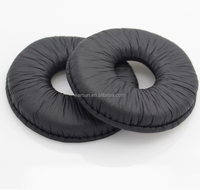 Gratis Pengiriman Penggantian Bantalan Telinga Bantal untuk Te Chnics RP DJ1200 DJ1210 Headphone Headset EarPads Hitam