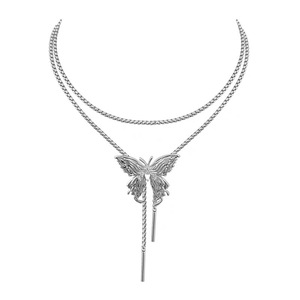 Butterfly Necklace For Women Alloy Clavicle Chain Party Fashion Jewelry - Product Image 5