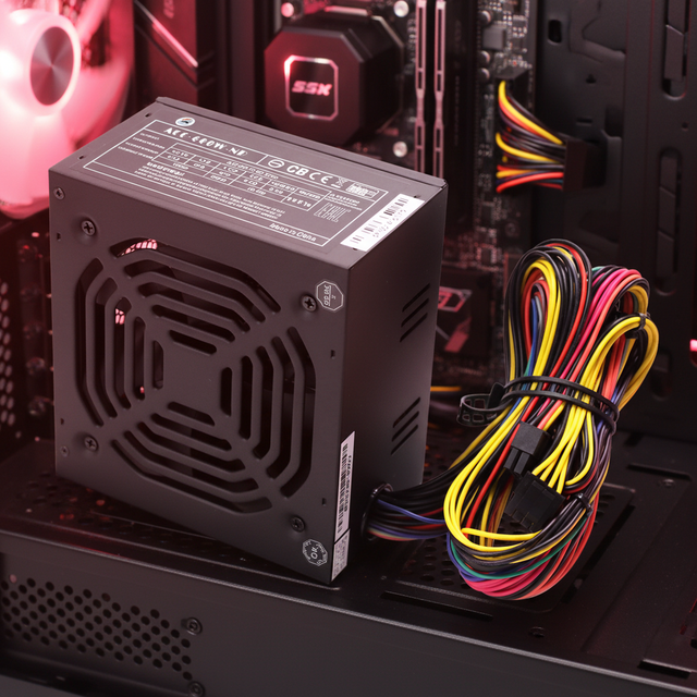 Power Supply Modular Pcie5 Atx 3 Pc 24 Pin Power Supply Atx Pc 600w 650w 850w Gold Modular  ATX 20+4 Pin 600W Gold Power Supply