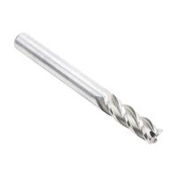 Fraise à queue en carbure 1/4 pouce, 2 dents, brillante, 65HRC, longueur 1 pouce, lot de 2 pour machines de fraisage horizontales et fraisage CNC