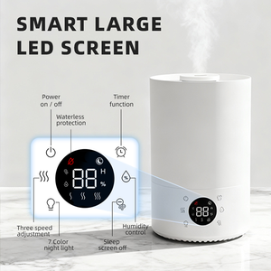 3L xách tay siêu âm kỹ thuật số mát sương thông minh Máy tạo độ ẩm không khí humidistat với cho nhà văn phòng thương mại phòng khách sạn - Product Image 5