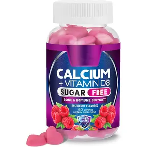 Private Label Vitamine D3 Gummies Met Dieet Calcium Gummy Voor Kinderen